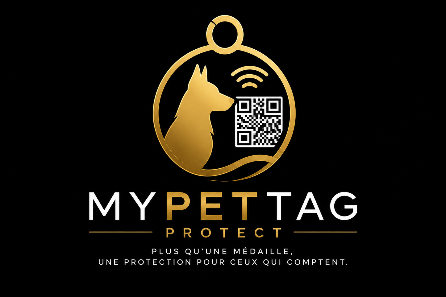Médaille QR MyPetTag Protect